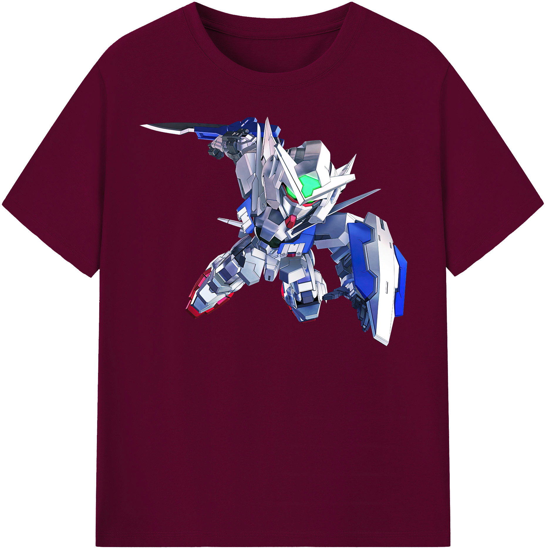 （画像用） 機動戦士ガンダム Mobile Suit Gundam レディースカジュアルプリントTシャツ（綿100％）